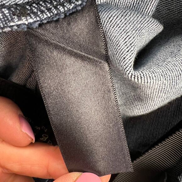 Rag & Bone Pocketless Denim Trouser Jeans Rear Zip Mid Rise Dark Wash Size 0 - Picture 6 of 9